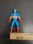 Vtg 1984 Marvel Comics Group Captain America Action Figure Movable Arms/Legs VF