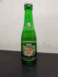 Vtg Canada Dry Ginger Ale Green Glass Bottle Full 7 Oz. Champagne of Ginger Ales