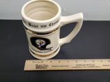 Vtg 1978 Pittsburgh Steelers Super Bowl XIII Champions Ceramic Ornate Stein/Mug