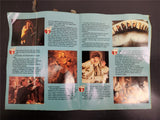 Vtg '89 Ghostbusters II Poster Book Magazine W/ 33"X22" Large Ghostbuster Poster