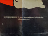 Vtg '89 Ghostbusters II Poster Book Magazine W/ 33"X22" Large Ghostbuster Poster