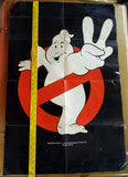 Vtg '89 Ghostbusters II Poster Book Magazine W/ 33"X22" Large Ghostbuster Poster