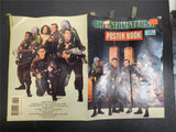 Vtg '89 Ghostbusters II Poster Book Magazine W/ 33"X22" Large Ghostbuster Poster