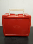 Vtg 1986 Pound Puppies Lovable Huggable Thermos Red Lunchbox Tonka Collectible