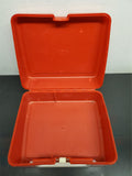 Vtg 1986 Pound Puppies Lovable Huggable Thermos Red Lunchbox Tonka Collectible