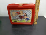 Vtg 1986 Pound Puppies Lovable Huggable Thermos Red Lunchbox Tonka Collectible