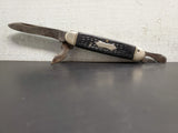 Vtg Folding Knife Scout Knife Embossed on Handle Pocket Knife BSA Collectible