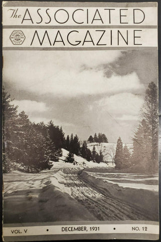 Vtg 1931 Dec The Associated Magazine Booklet Gas & Electric System Collectible