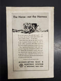 Vtg 1931 Dec The Associated Magazine Booklet Gas & Electric System Collectible