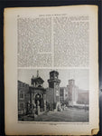 Antique 1914-15 WW1 Illustrated Story German Newspaper Magazine Publication #3