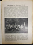 Antique 1914-15 WW1 Illustrated Story German Newspaper Magazine Publication #4