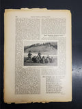 Antique 1914-15 WW1 Illustrated Story German Newspaper Magazine Publication #4