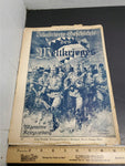 Antique 1914-15 WW1 Illustrated Story German Newspaper Magazine Publication #4