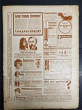 Antique 1914 WW1 Illustrated Story German Newspaper Magazine Publication Art #6