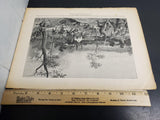 Antique 1914 WW1 Illustrated Story German Newspaper Magazine Publication Art #6