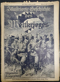 Antique 1914 WW1 Illustrated Story German Newspaper Publication Art Complete #8