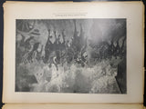 Antique 1914 WW1 Illustrated Story German Newspaper Publication Art Complete #8