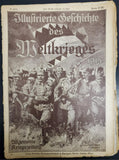 Antique 1914 WW1 Illustrated Story German Newspaper Publication Art Complete #9