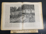 Antique 1914 WW1 Illustrated Story German Newspaper Publication Art Complete #9