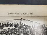 Antique '14 WW1 Illustrated Story From German Publication Fritz Newmann Artwork