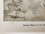 1914 WW1 Artwork by Hans Stubenrauch From Illustrated Story German Publication