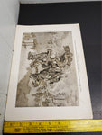 1914 WW1 Artwork by Hans Stubenrauch From Illustrated Story German Publication