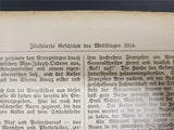 1914 WW1 Artwork by A. Roloff Battle From Illustrated Story German Publication