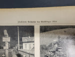 1914 WW1 Artwork by A. Roloff Battle From Illustrated Story German Publication