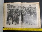 1914 WW1 Art by Anton Hoffman Mienchen From Illustrated Story German Publication