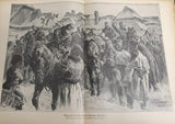 1914 WW1 Art by Anton Hoffman Mienchen From Illustrated Story German Publication