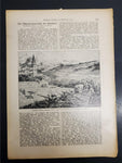 1914 WW1 Art Battle by Franz Kienmayer From Illustrated Story German Publication