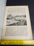 1914 WW1 Art Battle by Franz Kienmayer From Illustrated Story German Publication