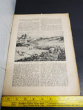 1914 WW1 Art Battle by Franz Kienmayer From Illustrated Story German Publication