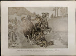 1914 WW1 Artwork by Hans Stubenrauch From Illustrated Story German Publication
