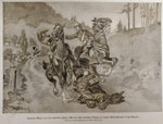 1914 WW1 Artwork by Hans Stubenrauch From Illustrated Story German Publication