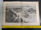 1914 WW1 Battle Art by Ewald Thiel From Illustrated Story German Publication