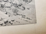 1914 WW1 Battle Art by Ewald Thiel From Illustrated Story German Publication