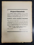 1914 WW1 Cover Pg Art Anton Hoffman From Illustrated Story German Publication