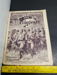 1914 WW1 Cover Pg Art Anton Hoffman From Illustrated Story German Publication
