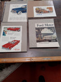 Vtg Advertisements Plymouth Chrysler Special De-Luxe 4 DR Sedan Ford Thunderbird