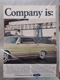 Vtg Advertisements Plymouth Chrysler Special De-Luxe 4 DR Sedan Ford Thunderbird