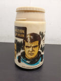 Vtg 1974 Six Million Dollar Man Thermos Aladdin Universal Studios Collectible