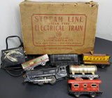 Antique Marx Stream Line Steam Type Electrical Train Set In Original Box RC Nice