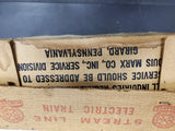 Antique Marx Stream Line Steam Type Electrical Train Set In Original Box RC Nice