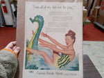 Vtg Advertisements Cannon Mills Inc. Perfume Santa Tweed Miracle Shanghai Ambush