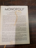 Vintage 1936 Monopoly Board Game Parker Brothers Real Estate Trading Game