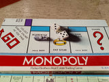 Vintage 1936 Monopoly Board Game Parker Brothers Real Estate Trading Game