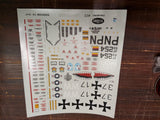 Testor U.S. Fighter Kit F/A-4F/G Wild Weasel F/A 18A/B Hornet All Parts Included