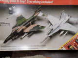 Testor U.S. Fighter Kit F/A-4F/G Wild Weasel F/A 18A/B Hornet All Parts Included