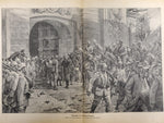 Antique 1914 WW1 Art Hans B. Schmidt From Illustrated Story German Publication